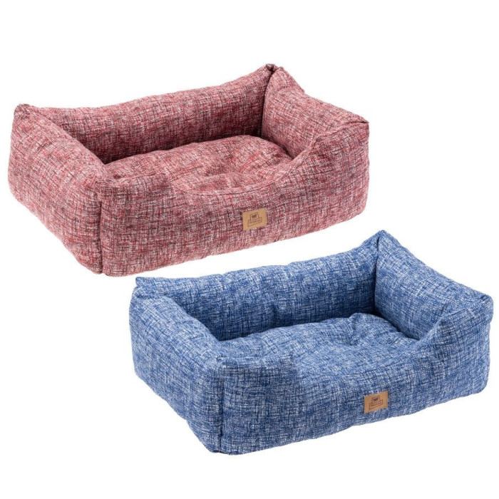Лежак для кошек и собак COCCOLO 60 BLUE-WOOL PIN Ferplast 66 x 50 x h 20 cm