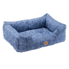 Лежак для кошек и собак COCCOLO 60 BLUE-WOOL PIN Ferplast 66 x 50 x h 20 cm