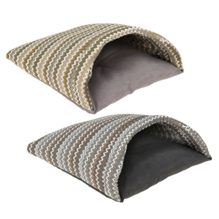 Лежак BABET COTTON ROMBUS PINK-BROWN Ferplast 50x45xh 25 cm