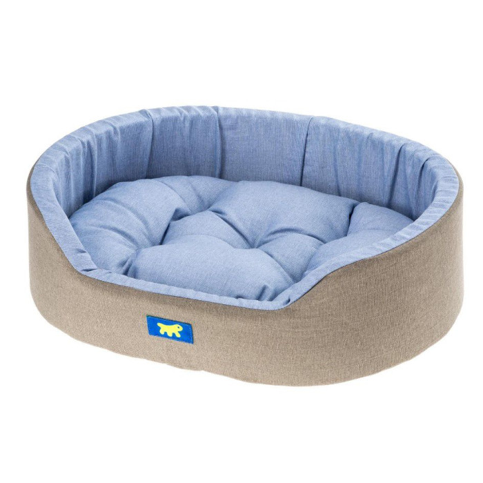 Лежак для собак и кошек DANDY 65 C. BLUE-LILAC-BROWN Ferplast 65 x 46 x h 17 cm