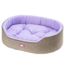 Лежак для собак и кошек DANDY 45 C. BLUE-LILAC-BROWN Ferplast 45 x 35 x h 13 cm