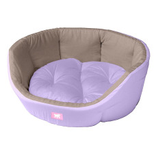 Лежак DIAMANTE 45 LILAC-DOVE GREY Ferplast 47 x 44 x h 14 cm