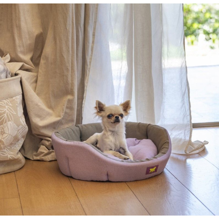 Лежак DIAMANTE 55 LILAC-DOVE GREY Ferplast 53x50xh 16 cm