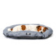 Подушка RELAX TECH Grey 45/2 из прочной, технической ткани, водоотталкивающей и стойкой к царапинам, 43 x 30 cm