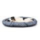 Подушка RELAX TECH Grey 45/2 из прочной, технической ткани, водоотталкивающей и стойкой к царапинам, 43 x 30 cm