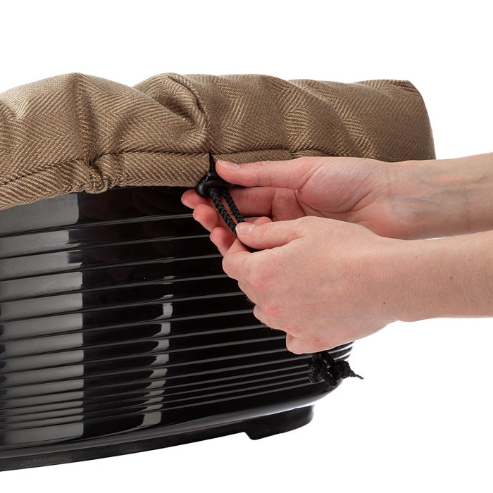 Лежак із подушкою SOFA' TWEED BROWN 2 (52 x 39 x h 21 cm)