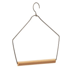 Деревянные качели PA 4082 WOODEN SWING для канареек и экзотических птиц 11 x h 16,5 cm
