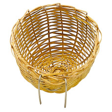 Плетеное гнездо PA 4454 WICKER NEST для канареек и экзотических маленьких птиц Ø 11 x 6 cm