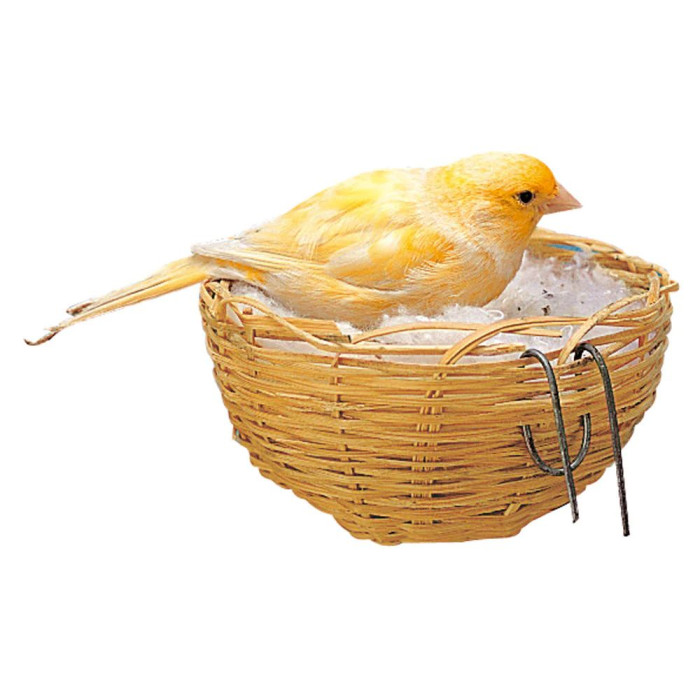 Плетене гніздо PA 4454 WICKER NEST для канарок та екзотичних маленьких птахів O 11 x 6 cm