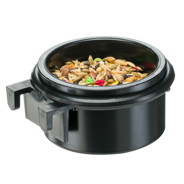 Кормушка для канареек, мелких птиц и экзотов CREMA 2 (d=8 x 5 cm)