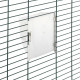 Поворотная кормушка для волнистых попугаев BRAVA 4 FEEDER WHITE/BEIGE 16,5 x 9,5 x h 14 cm