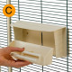 Поворотная кормушка для маленьких птиц BRAVA 6 FEEDER BEIGE 28,5 x 10 x h 13 cm