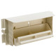 Поворотная кормушка для маленьких птиц BRAVA 6 FEEDER BEIGE 28,5 x 10 x h 13 cm