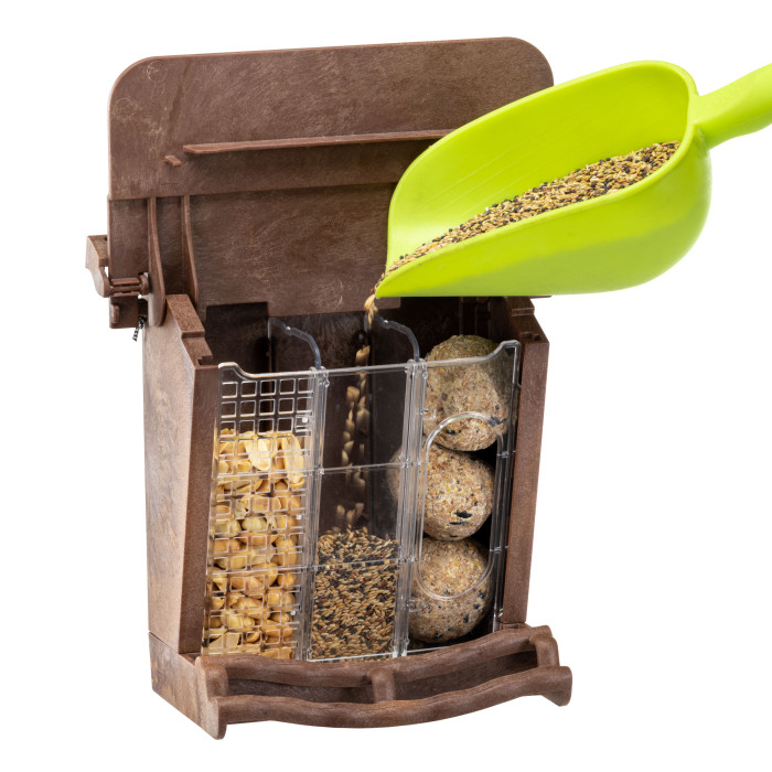 Уличная кормушка-домик для диких птиц JOK 11, 23,5 x 13 x h 23 cm