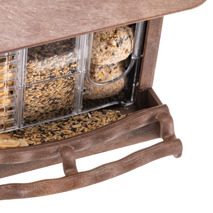 Уличная кормушка-домик для диких птиц JOK 11, 23,5 x 13 x h 23 cm