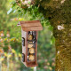 Уличная кормушка-домик для диких птиц JOK 21, 19 x 17,5 x h 32 cm