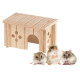 Деревянный домик SIN 4641 WODDEN HOUSE MICE 12,5 x 7,5 x h 7 cm