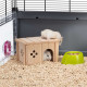 Деревянный домик SIN 4642 WODDEN HOUSE HAMSTER 14,5 x 9,5 x h 8,5 cm
