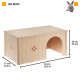 Дерев'яний будинок для кроликів SIN MAXI WODDEN HOUSE RABBIT 52 x 31 x h 26 cm