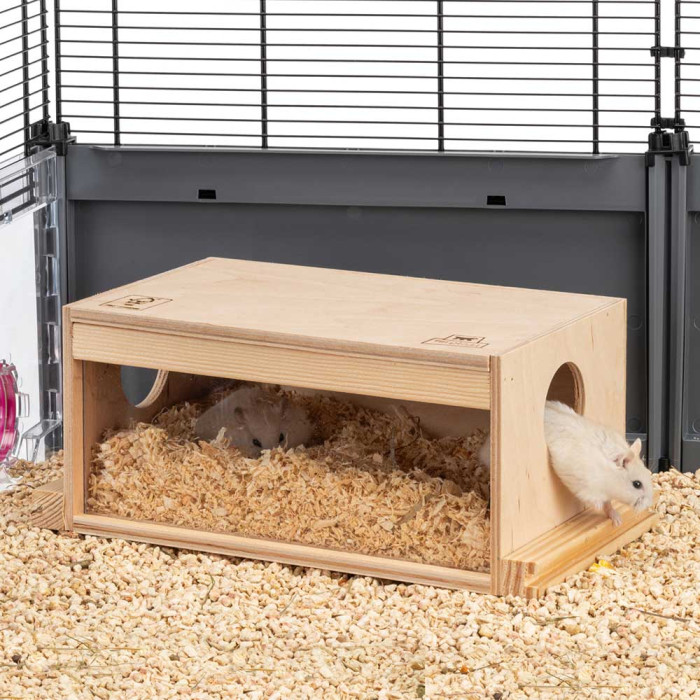 Деревянный домик ARCADE HOME для грызунов 29 x 15 x h 12 cm