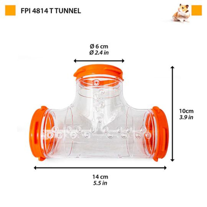 Туннель для хомяков FPI 4814 TUBE LINE T TUNNEL   