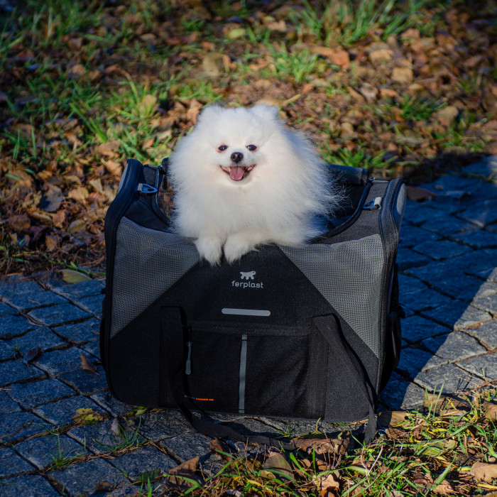 Мягкая переноска VOYAGER CARRIER 450 NERA BORSA для кошек и маленьких собак (50 x 33 x h 37 cm)