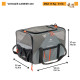 Мягкая переноска VOYAGER CARRIER 450 NERA BORSA для кошек и маленьких собак (50 x 33 x h 37 cm)