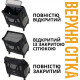 Переноска-коляска для собак и кошек VOYAGER TROLLEY 450 BLACK, нейлон (46 x 26 x h 48 cm), с телескопической ручкой и вращающимися колесами, водонепроницаемая