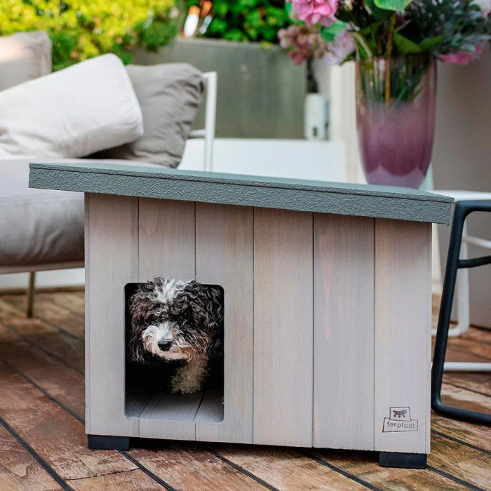 Дерев'яна будка для собак ARGO 60 (69,5 x 54,5 x h 52 cm)