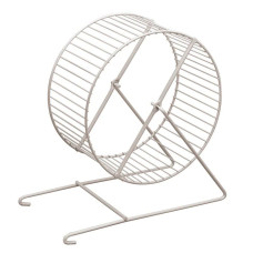 Колесо для белок и бурундуков L28 SQUIRREL WHEEL WHITE 20,5см
