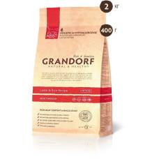 Сухой корм Grandorf для взрослых домашних котов, ягненок с рисом