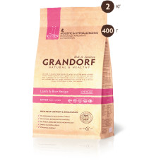 Сухой корм Grandorf для котят, беременных и кормящих кошек, ягненок с рисом