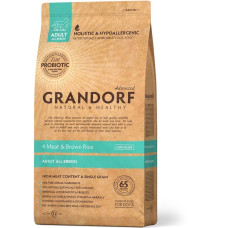 Сухой корм для собак с пробиотиками Grandorf 4 ВИДЫ МЯСА Brown Rice (ADULT ALL BREEDS) , 12 кг 