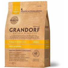 Сухой комплексный корм для собак мини пород Grandorf, 4 вида мяса