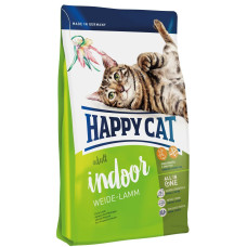 Корм Happy Cat Indoor Weide-Lamm для домашних котов с ягненком 300g 