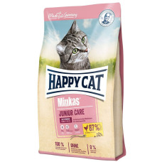 Корм Happy Cat Minkas Junior Care с мясом домашней птицы для котят от 4 до 12 мес.жизни 10кг