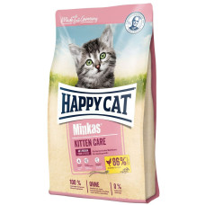 Корм Happy Cat Minkas Kitten Care Gefl с мясом домашней птицы для котят с 4-й недели жизни до 6 мес. 10кг