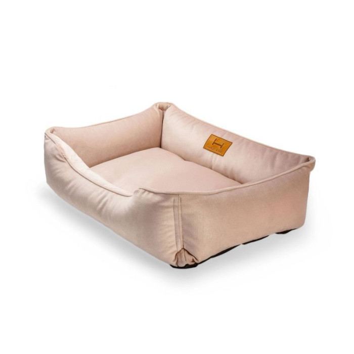 Лежак Dreamer Velur Pudra зі знімним чохлом M (70x50 cm)