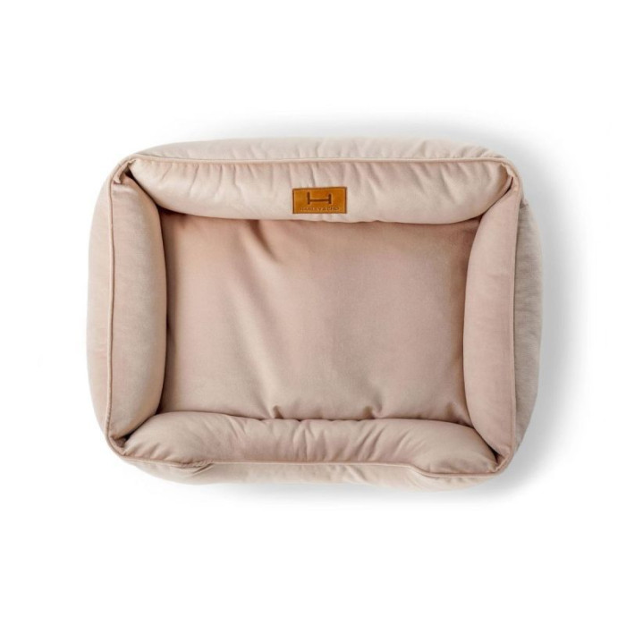 Лежак Dreamer Velur Pudra зі знімним чохлом M (70x50 cm)