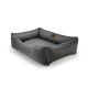 Мягкий лежак Dreamer Gray с бортами со съемным чехлом M 70 х 50 cm
