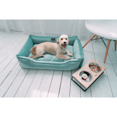 Лежак Dreamer Velur Tiffany со съемным чехлом L (90x60 cm)