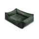 Лежак Dreamer Velour Green со съемным чехлом S (60x45 cm)