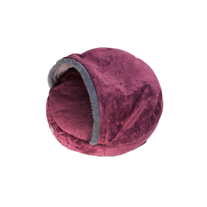 Круглый лежак с капюшоном Cover Cherry L / 90 cm