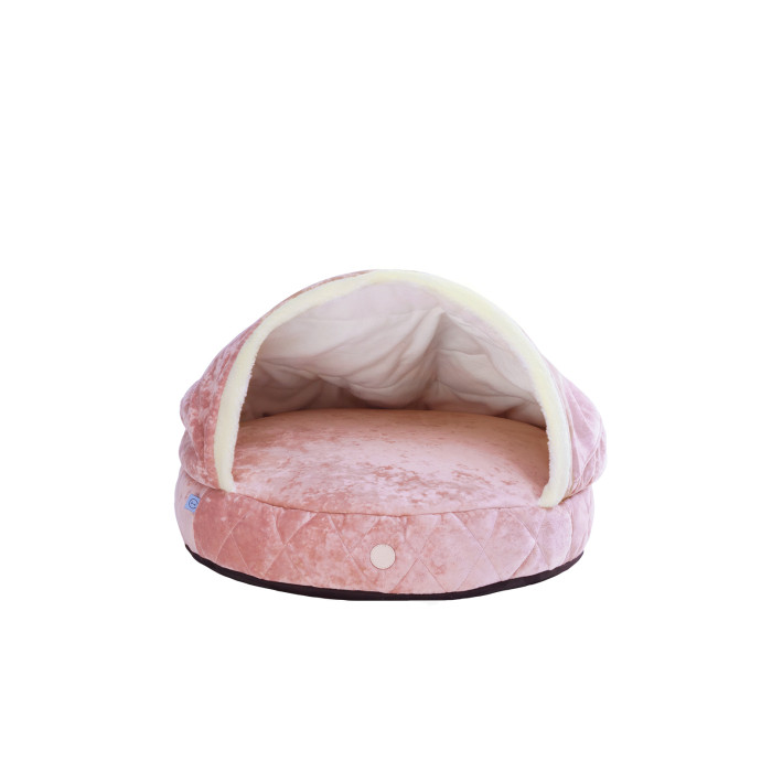 Круглый лежак с капюшоном Cover Pudra L / 90 cm