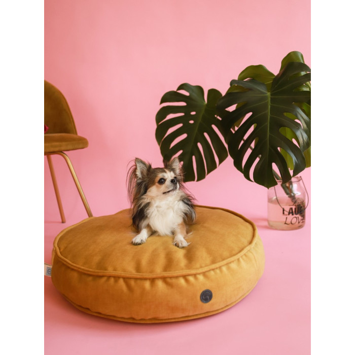 Круглая подушка Island Yellow с эффектом памяти M / 65 cm