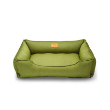 Мягкий лежак Dreamer Olive с бортами со съемным чехлом S 60 х 40 cm