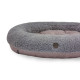 Овальный лежак Bagel Fur Gray M 75х65 