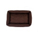 Лежак для собаки Sofa Brown з посиленою поверхнею L 90 х 60 cm