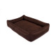 Лежак для собаки Sofa Brown з посиленою поверхнею L 90 х 60 cm