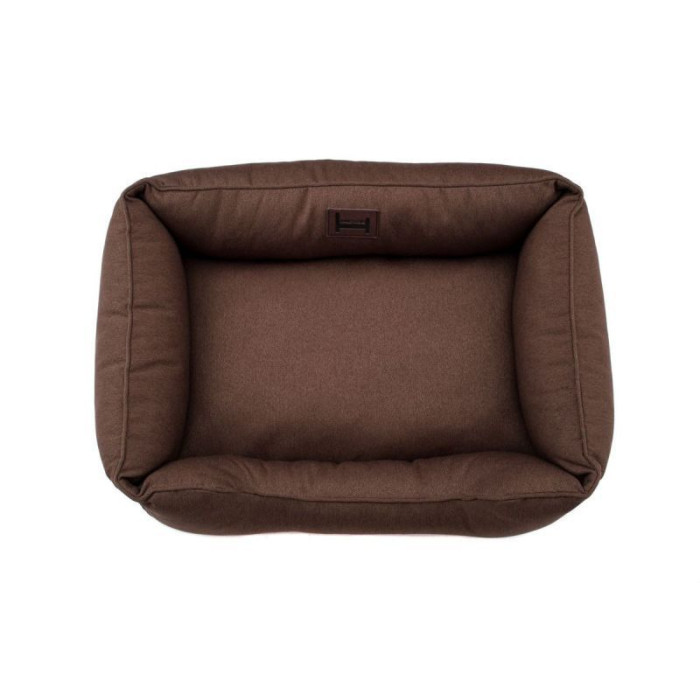 Мягкий лежак Dreamer Brown с бортами со съемным чехлом XL 110 х 70 cm